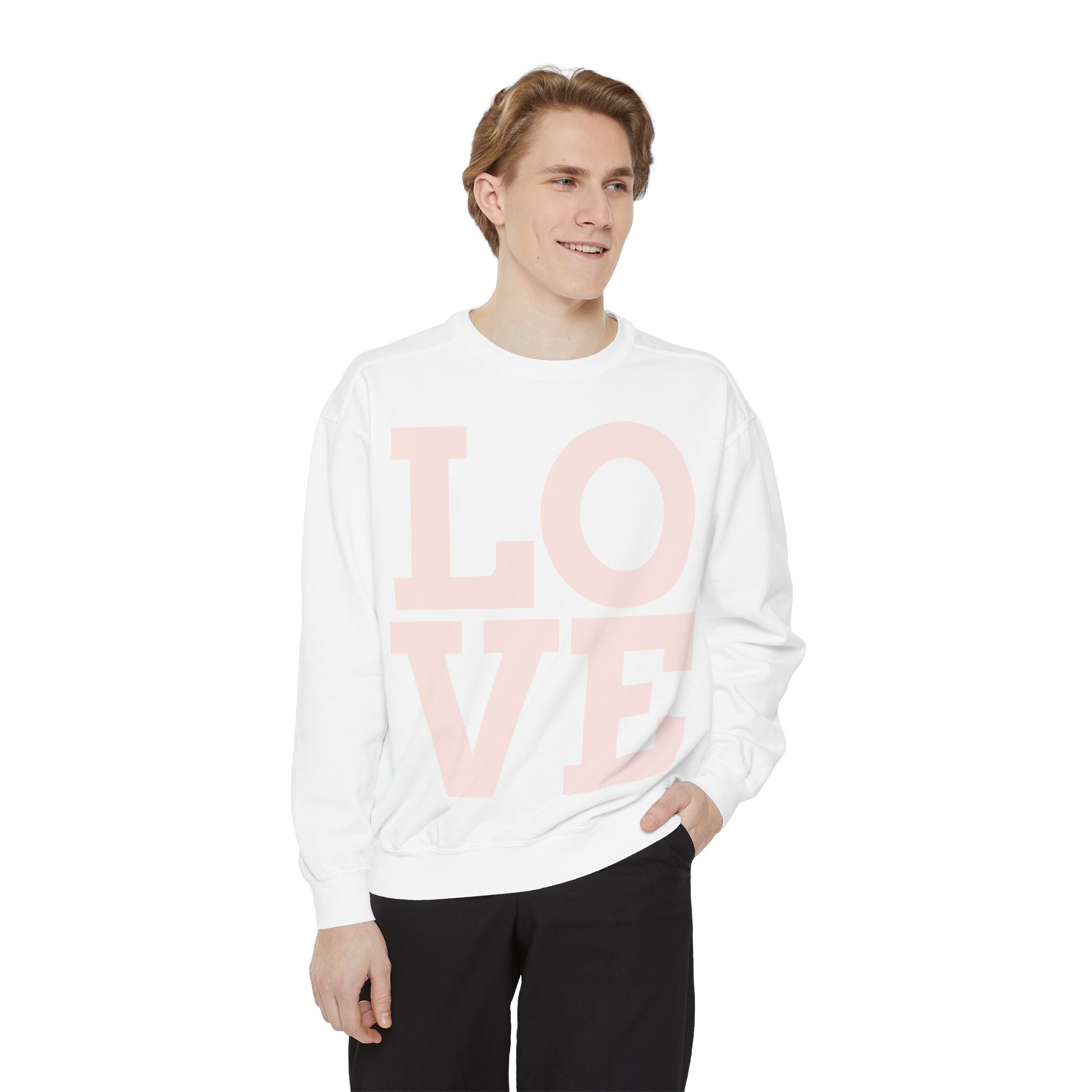 LOVE Pullover Sweatshirt — "Taken by One, Admired by Many" Romantic Crewneck