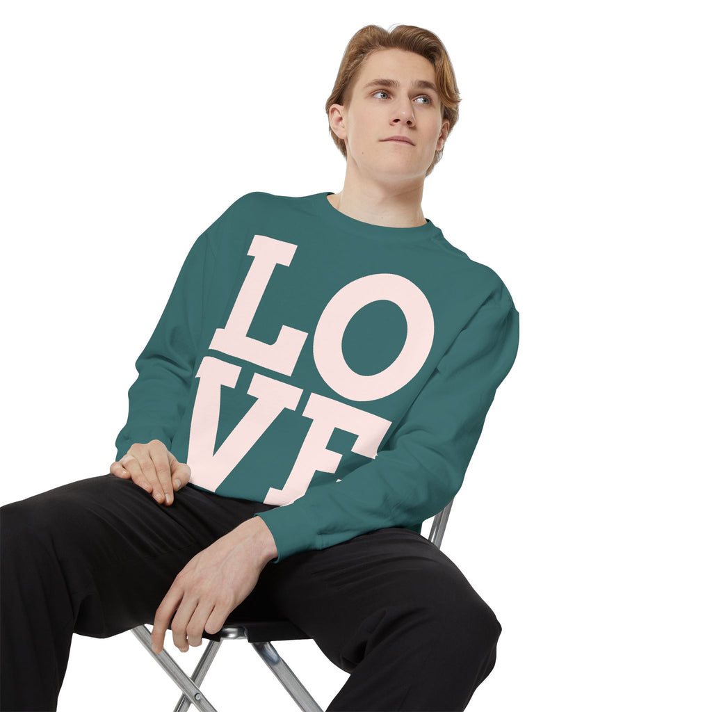 LOVE Pullover Sweatshirt — "Taken by One, Admired by Many" Romantic Crewneck