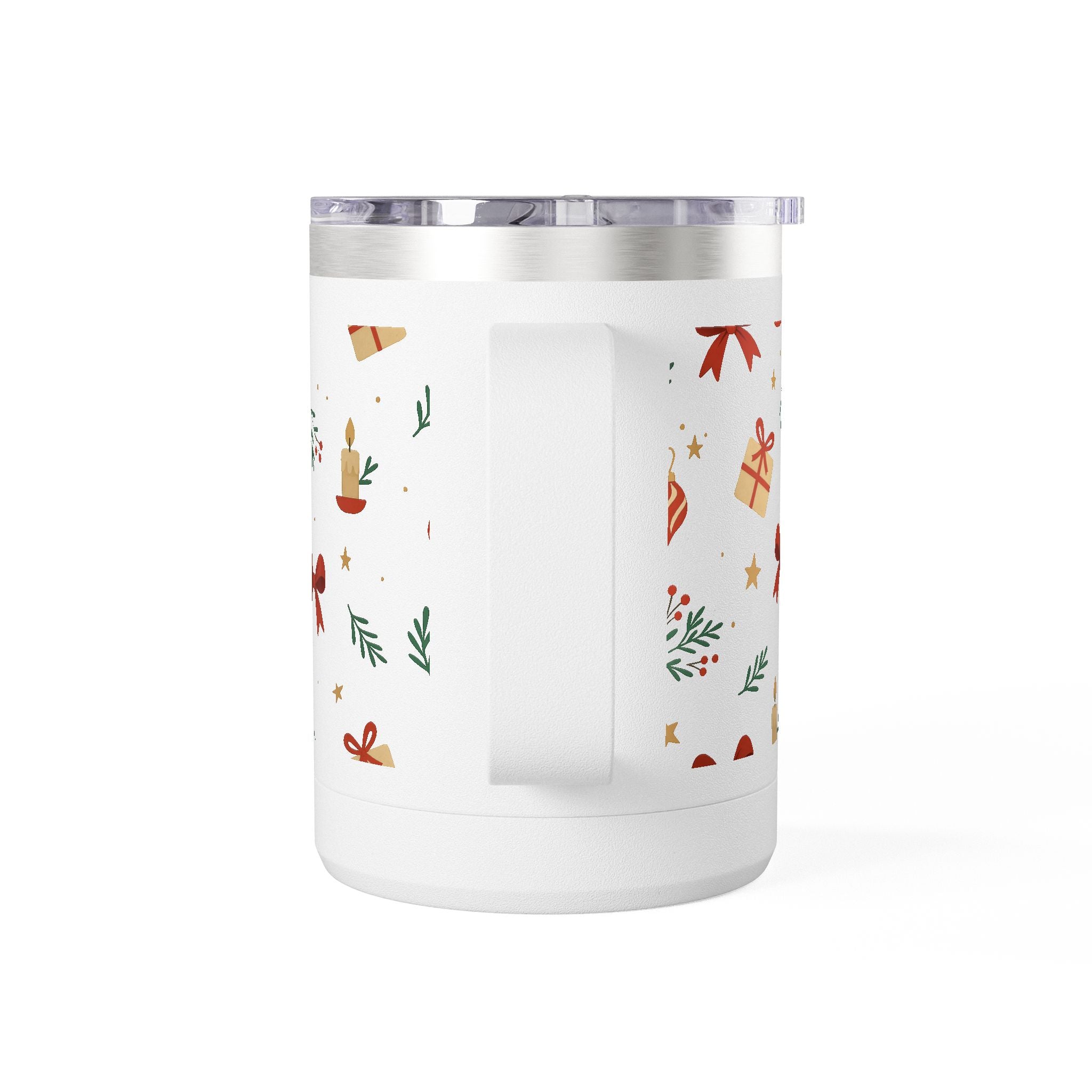 Tumbler — Holiday Gift & Candle Pattern 15oz Travel Mug