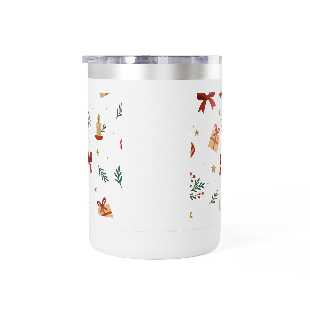 Tumbler — Holiday Gift & Candle Pattern 15oz Travel Mug