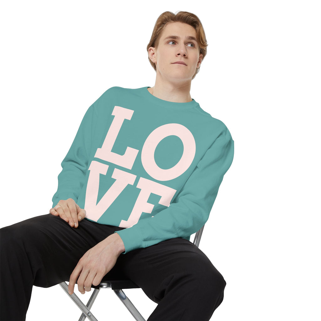 LOVE Pullover Sweatshirt — "Taken by One, Admired by Many" Romantic Crewneck