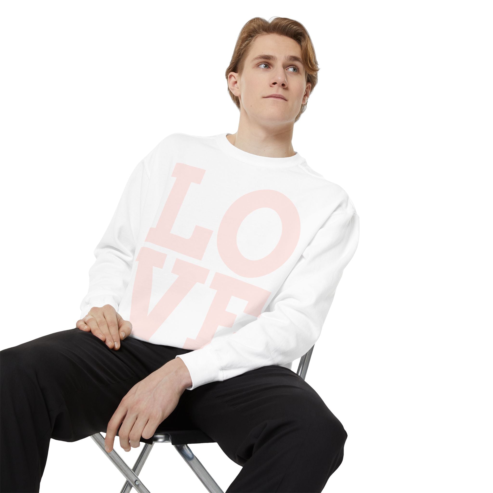 LOVE Pullover Sweatshirt — "Taken by One, Admired by Many" Romantic Crewneck