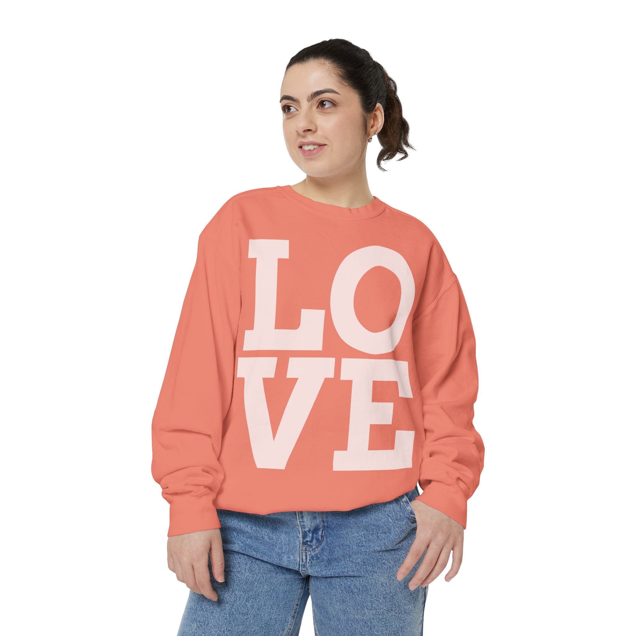 LOVE Pullover Sweatshirt — "Taken by One, Admired by Many" Romantic Crewneck