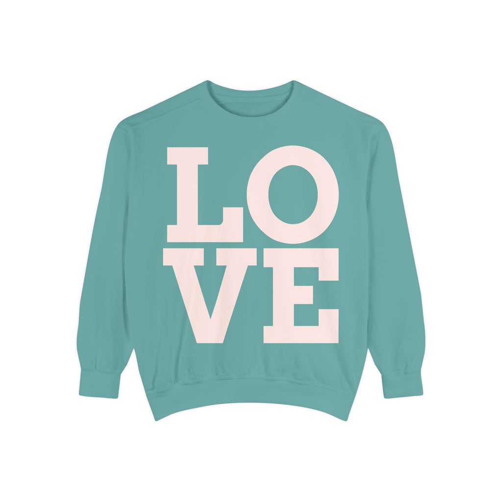 LOVE Pullover Sweatshirt — "Taken by One, Admired by Many" Romantic Crewneck