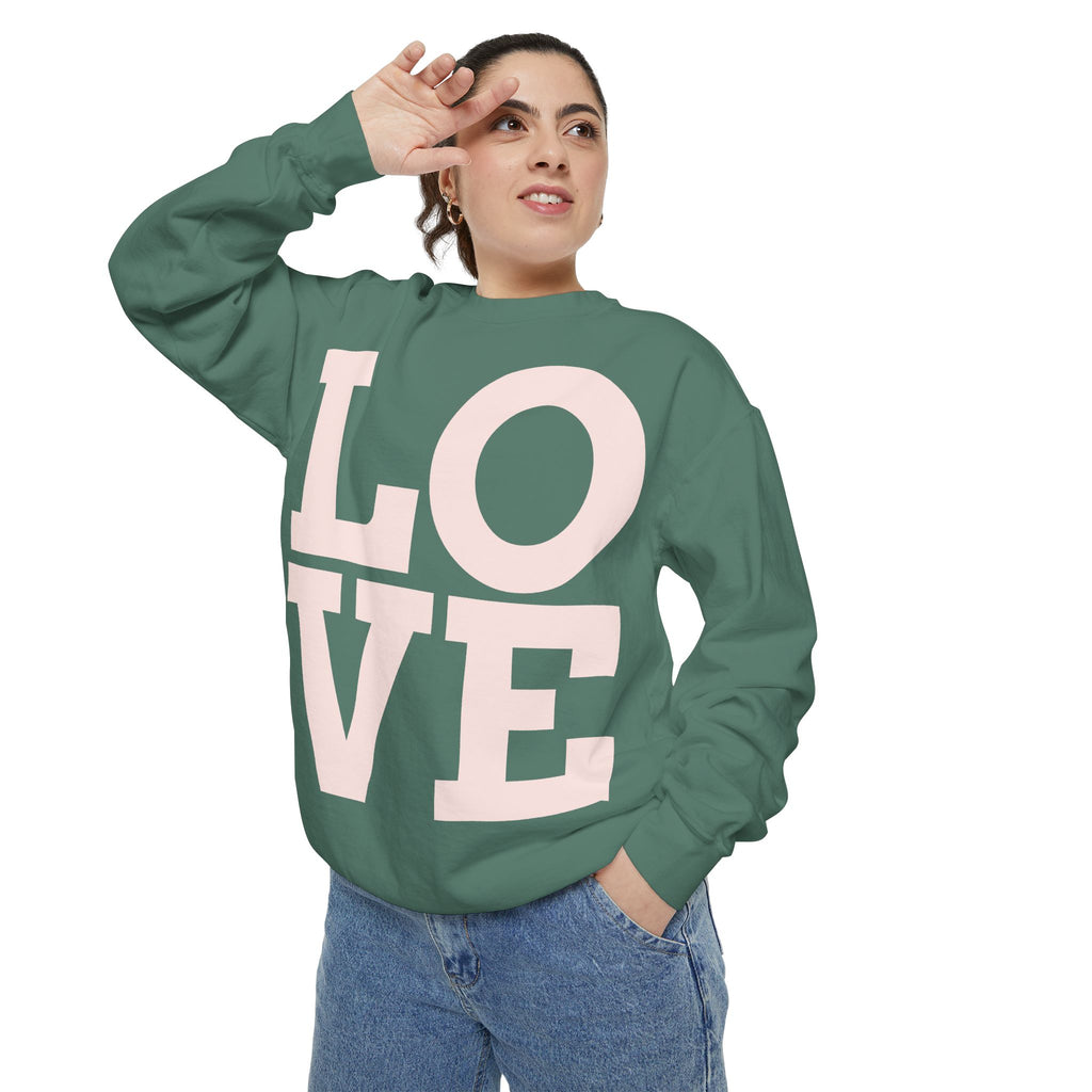 LOVE Pullover Sweatshirt — "Taken by One, Admired by Many" Romantic Crewneck