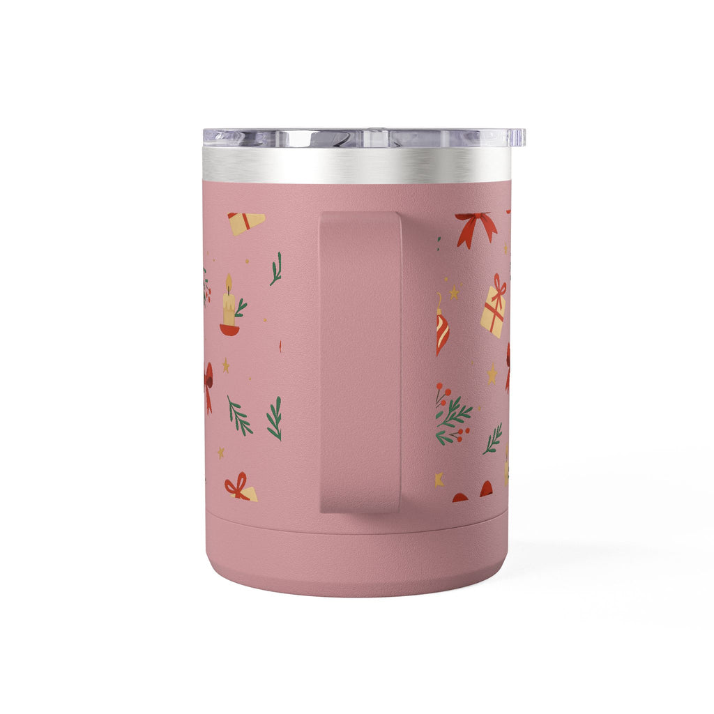 Tumbler — Holiday Gift & Candle Pattern 15oz Travel Mug