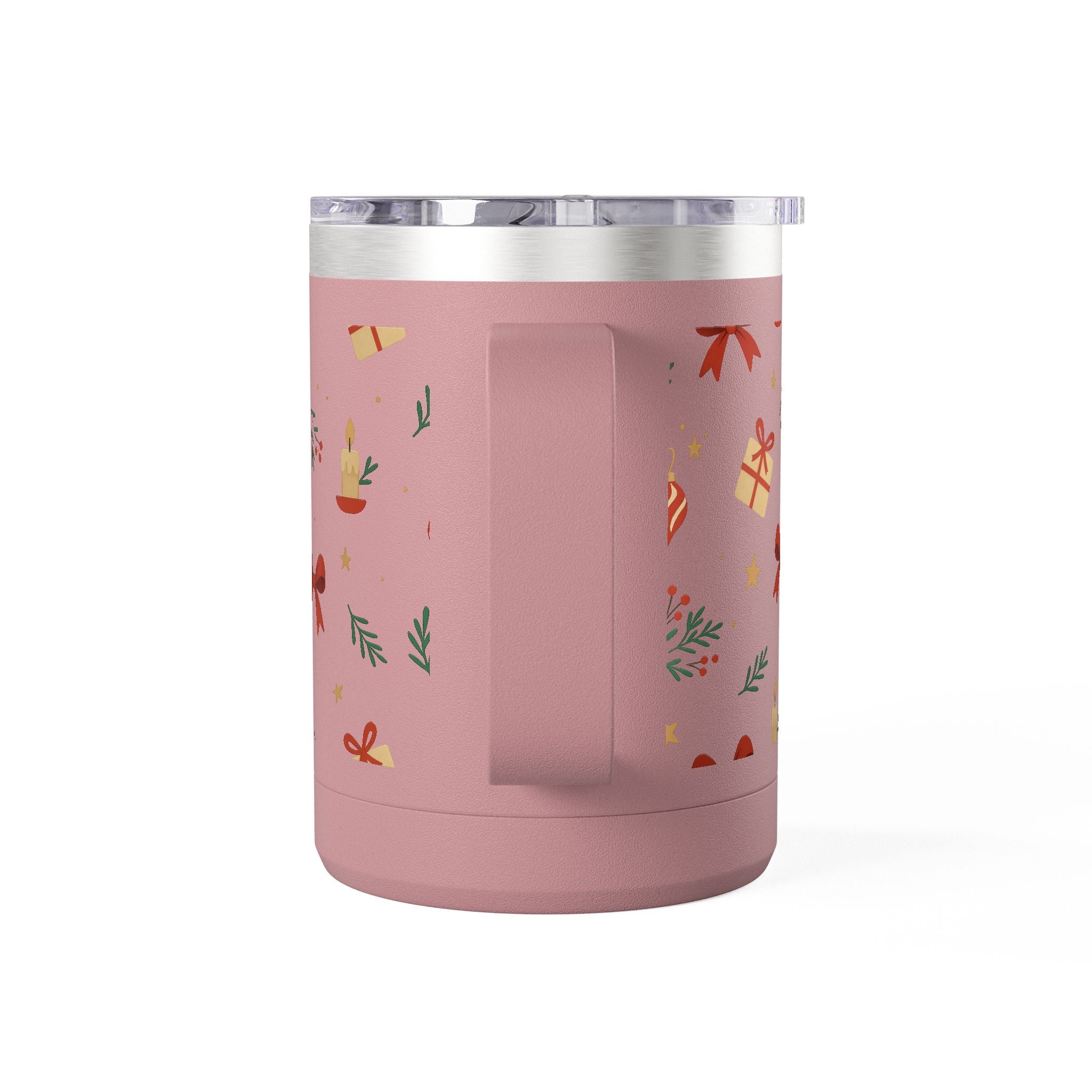 Tumbler — Holiday Gift & Candle Pattern 15oz Travel Mug