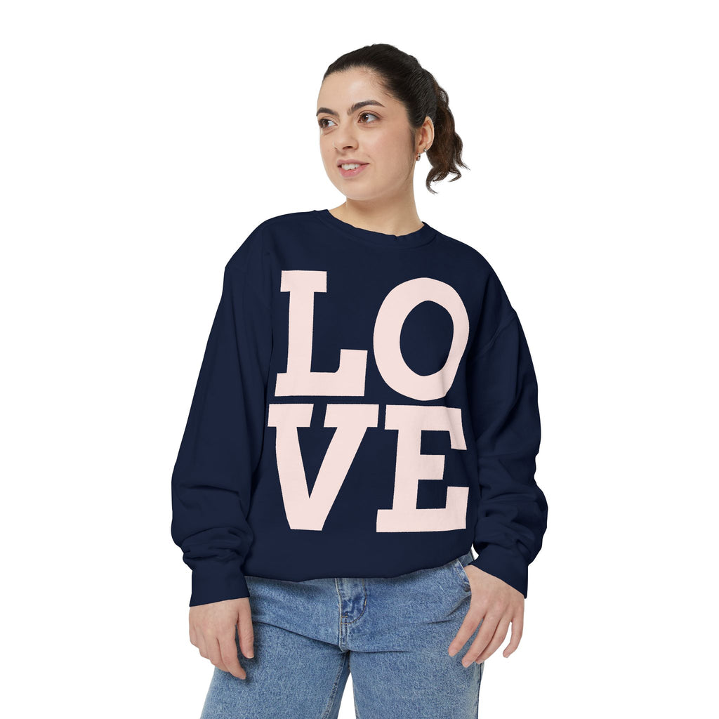LOVE Pullover Sweatshirt — "Taken by One, Admired by Many" Romantic Crewneck