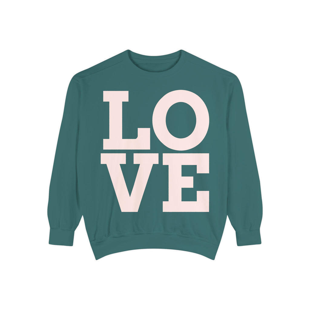 LOVE Pullover Sweatshirt — "Taken by One, Admired by Many" Romantic Crewneck