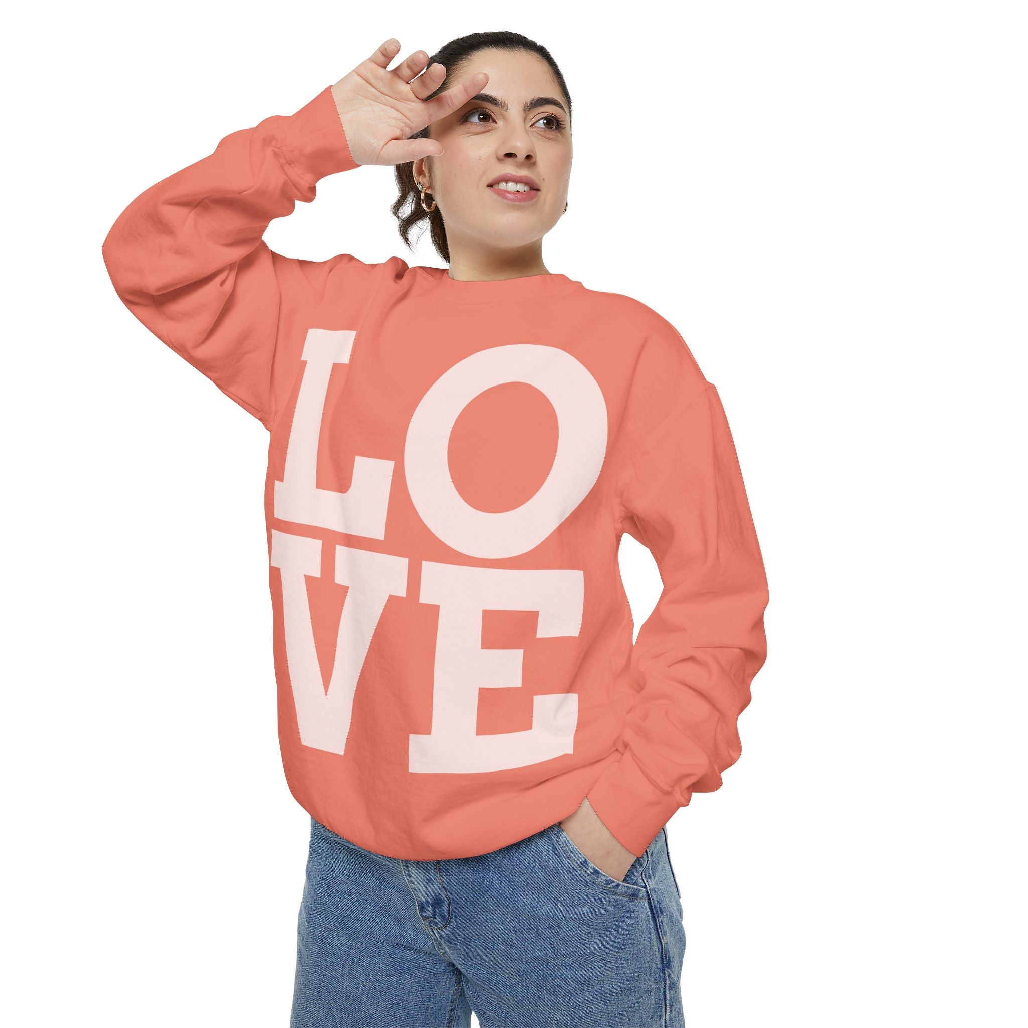 LOVE Pullover Sweatshirt — "Taken by One, Admired by Many" Romantic Crewneck