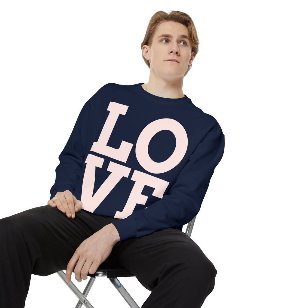LOVE Pullover Sweatshirt — "Taken by One, Admired by Many" Romantic Crewneck