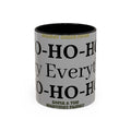 Ho-Ho-Ho Holiday Accent Coffee Mug — Personalized Family Christmas Gift (11/15oz)