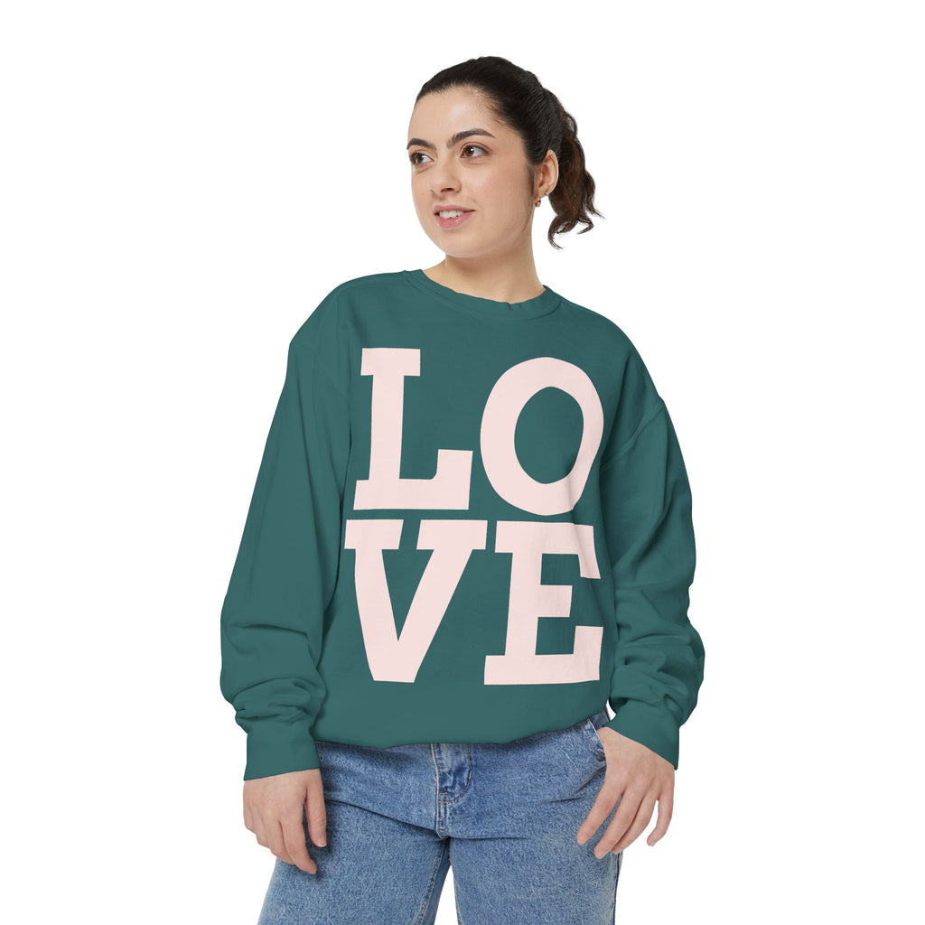 LOVE Pullover Sweatshirt — "Taken by One, Admired by Many" Romantic Crewneck