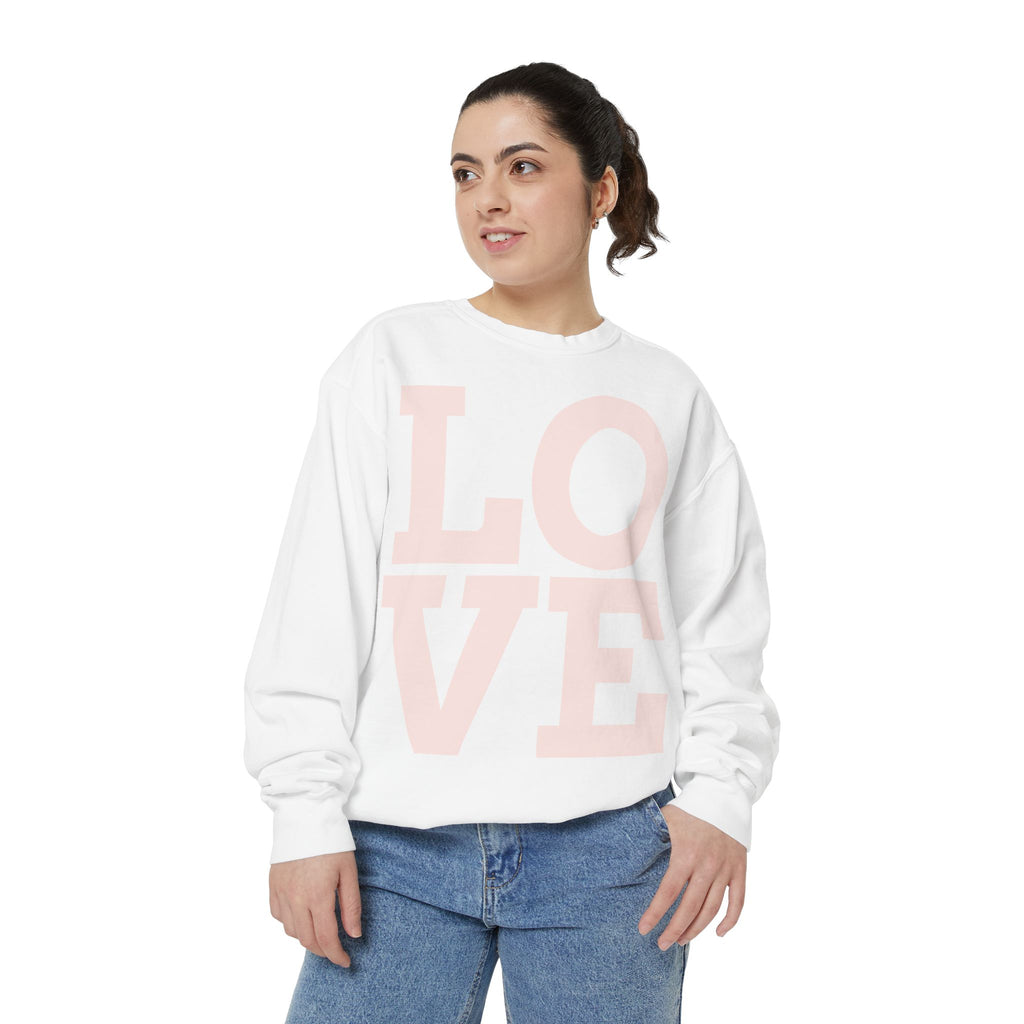 LOVE Pullover Sweatshirt — "Taken by One, Admired by Many" Romantic Crewneck