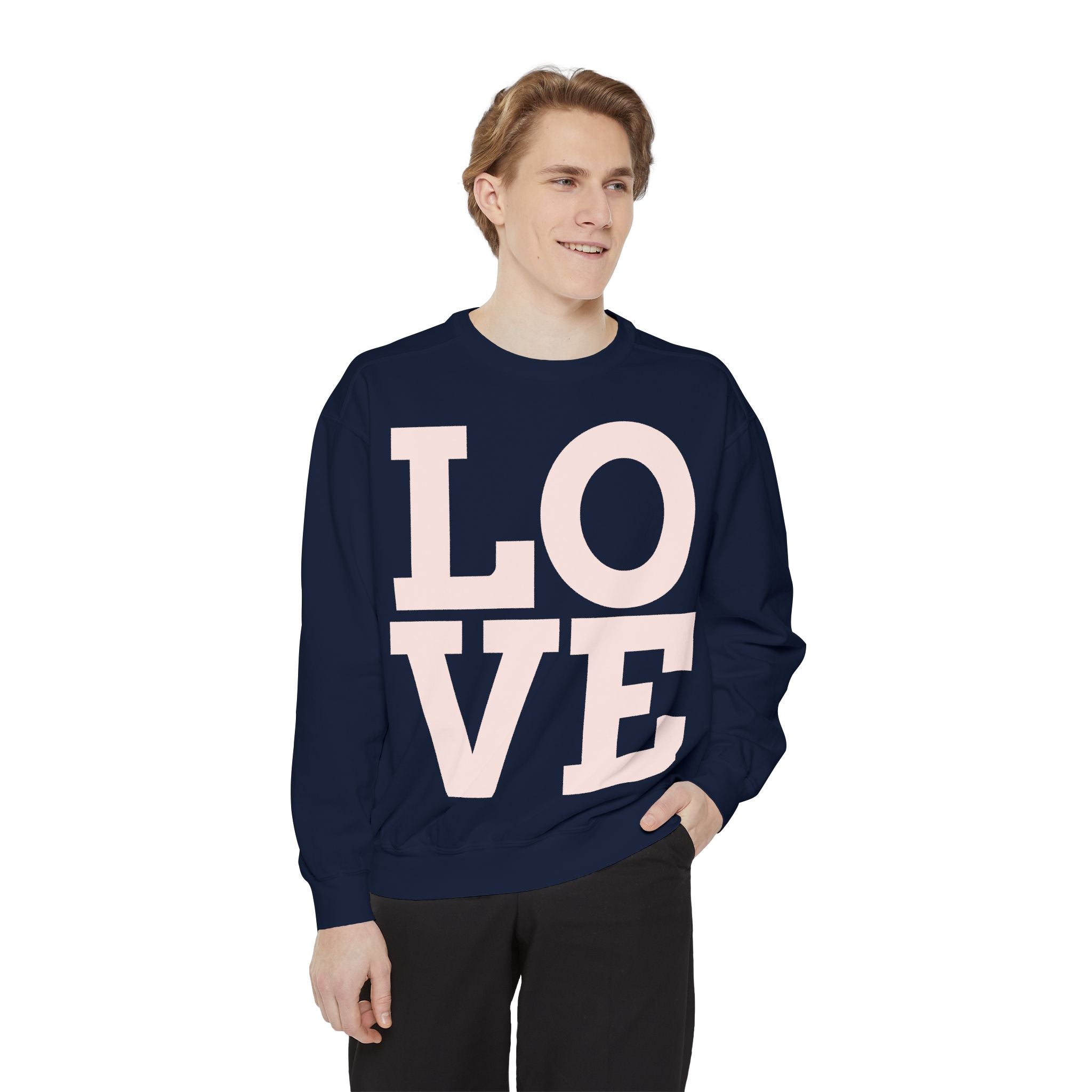 LOVE Pullover Sweatshirt — "Taken by One, Admired by Many" Romantic Crewneck