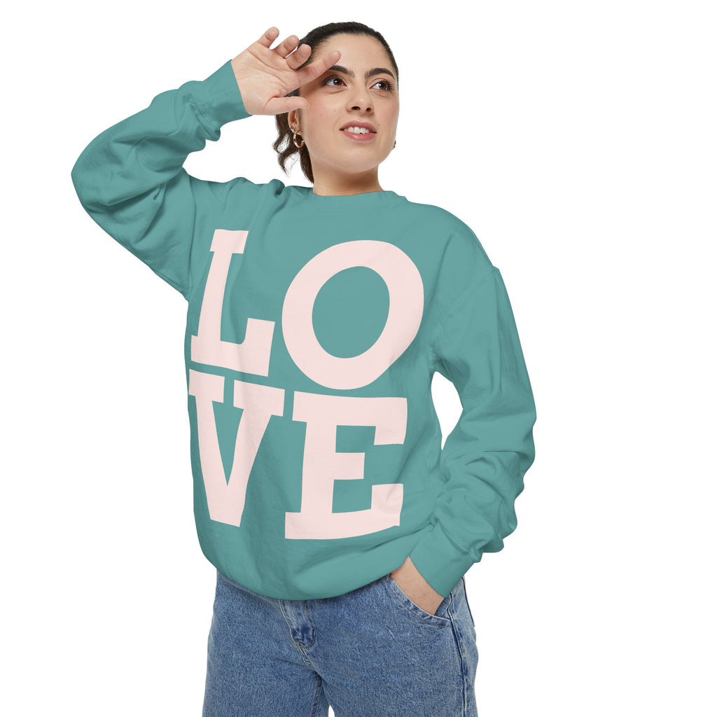 LOVE Pullover Sweatshirt — "Taken by One, Admired by Many" Romantic Crewneck
