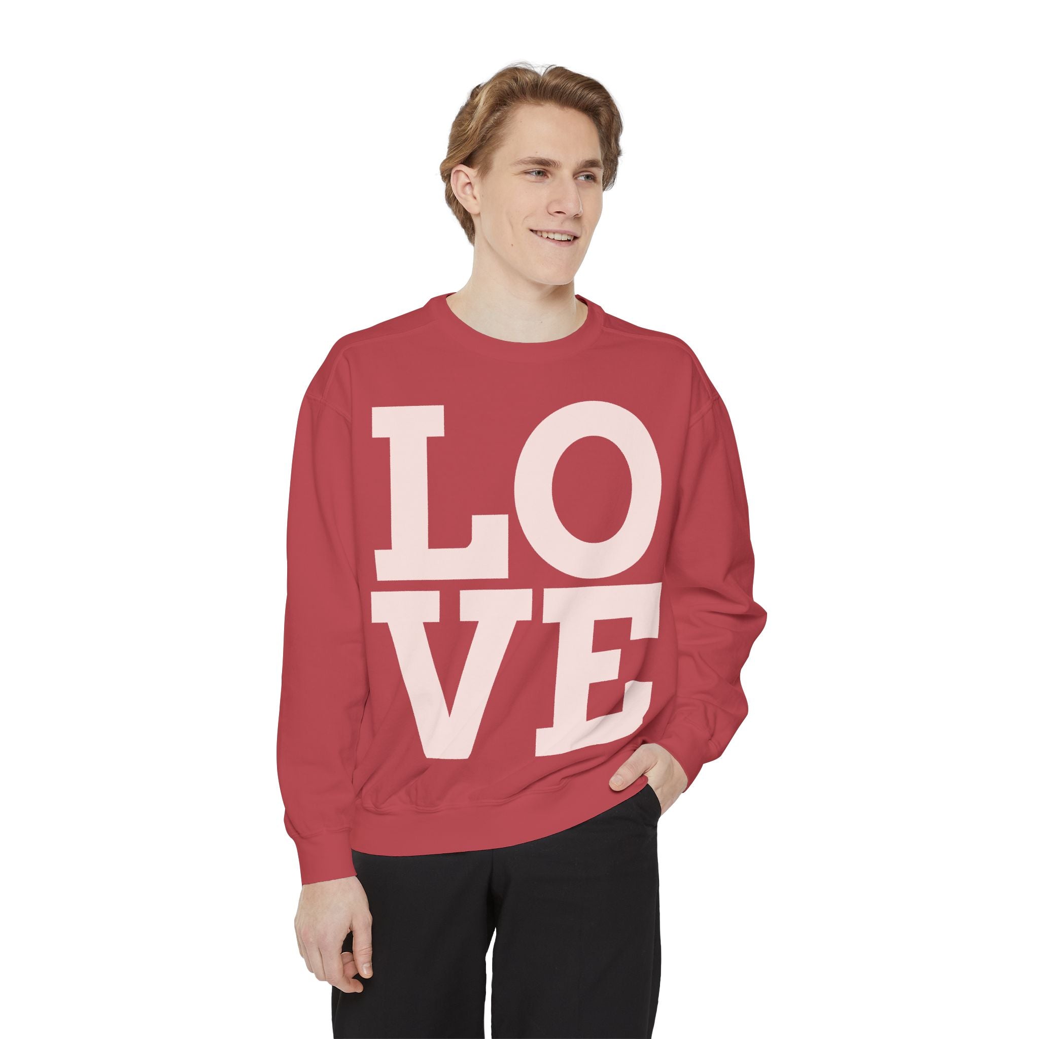 LOVE Pullover Sweatshirt — "Taken by One, Admired by Many" Romantic Crewneck
