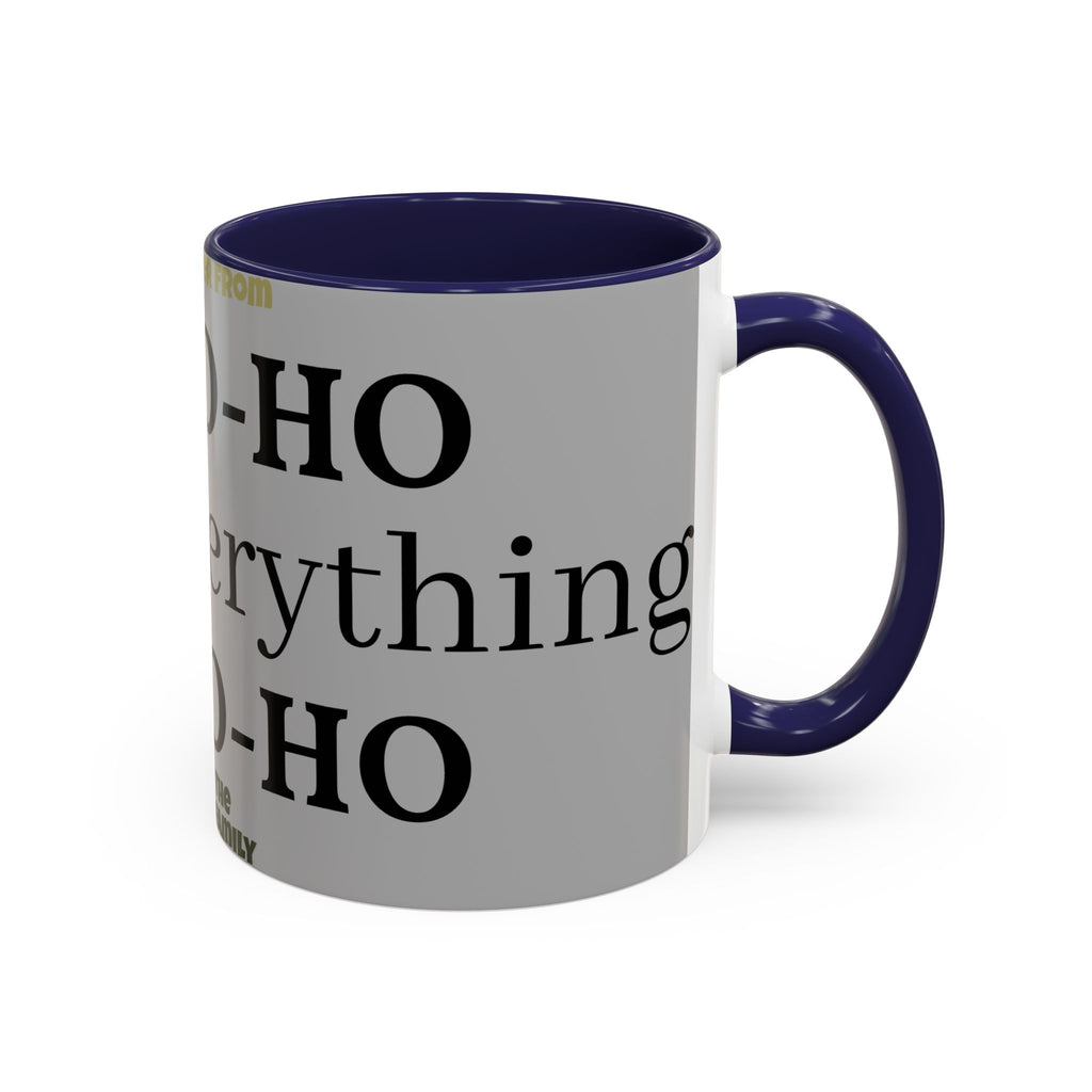 Ho-Ho-Ho Holiday Accent Coffee Mug — Personalized Family Christmas Gift (11/15oz)