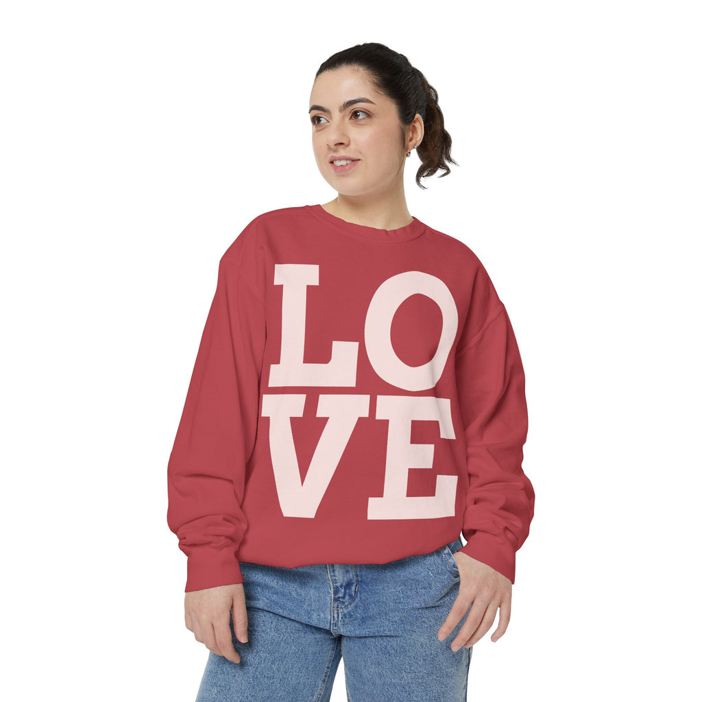 LOVE Pullover Sweatshirt — "Taken by One, Admired by Many" Romantic Crewneck