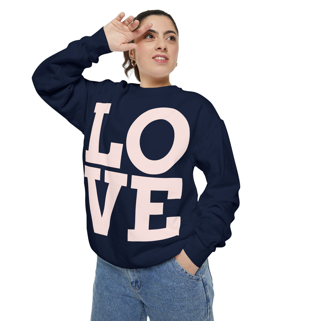 LOVE Pullover Sweatshirt — "Taken by One, Admired by Many" Romantic Crewneck