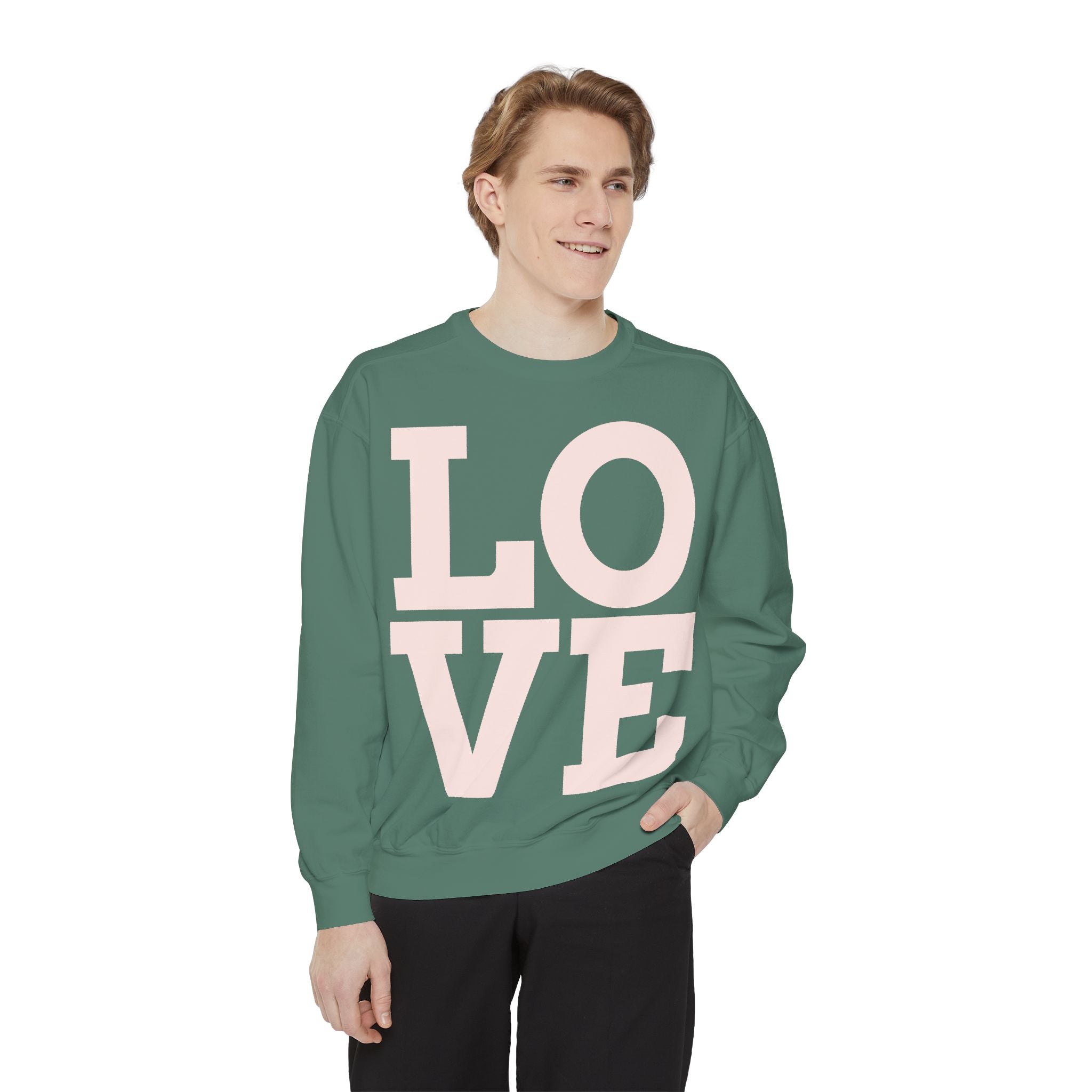 LOVE Pullover Sweatshirt — "Taken by One, Admired by Many" Romantic Crewneck